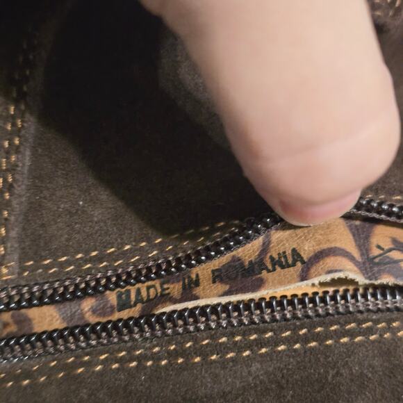 Think! Womens Suede Patchwork Boots Size 37 (6.5-7) - Picture 6 of 7